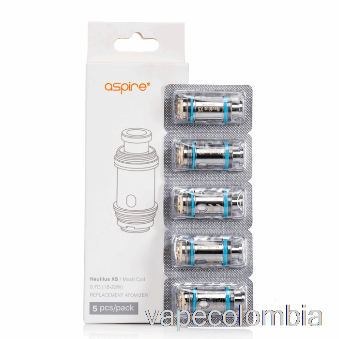 Vape Desechable Aspirar Nautilus Xs Bobinas De Repuesto 0.7ohm Nautilus Xs Bobinas